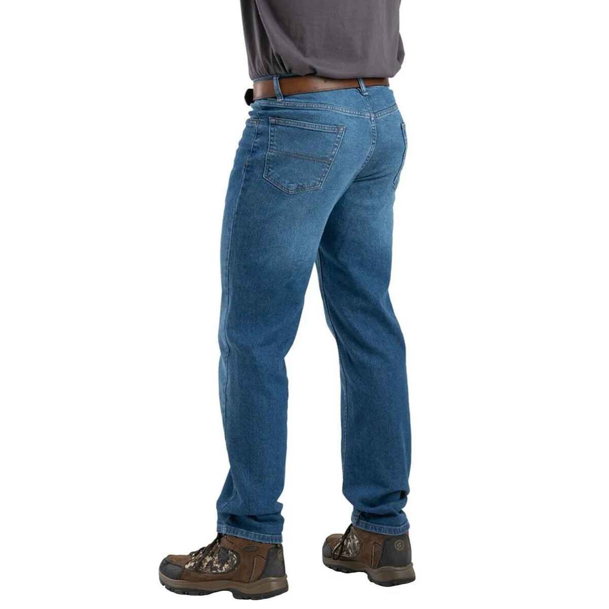 Berne Men's Heartland Flex Straight Leg Relaxed Fit Jeans