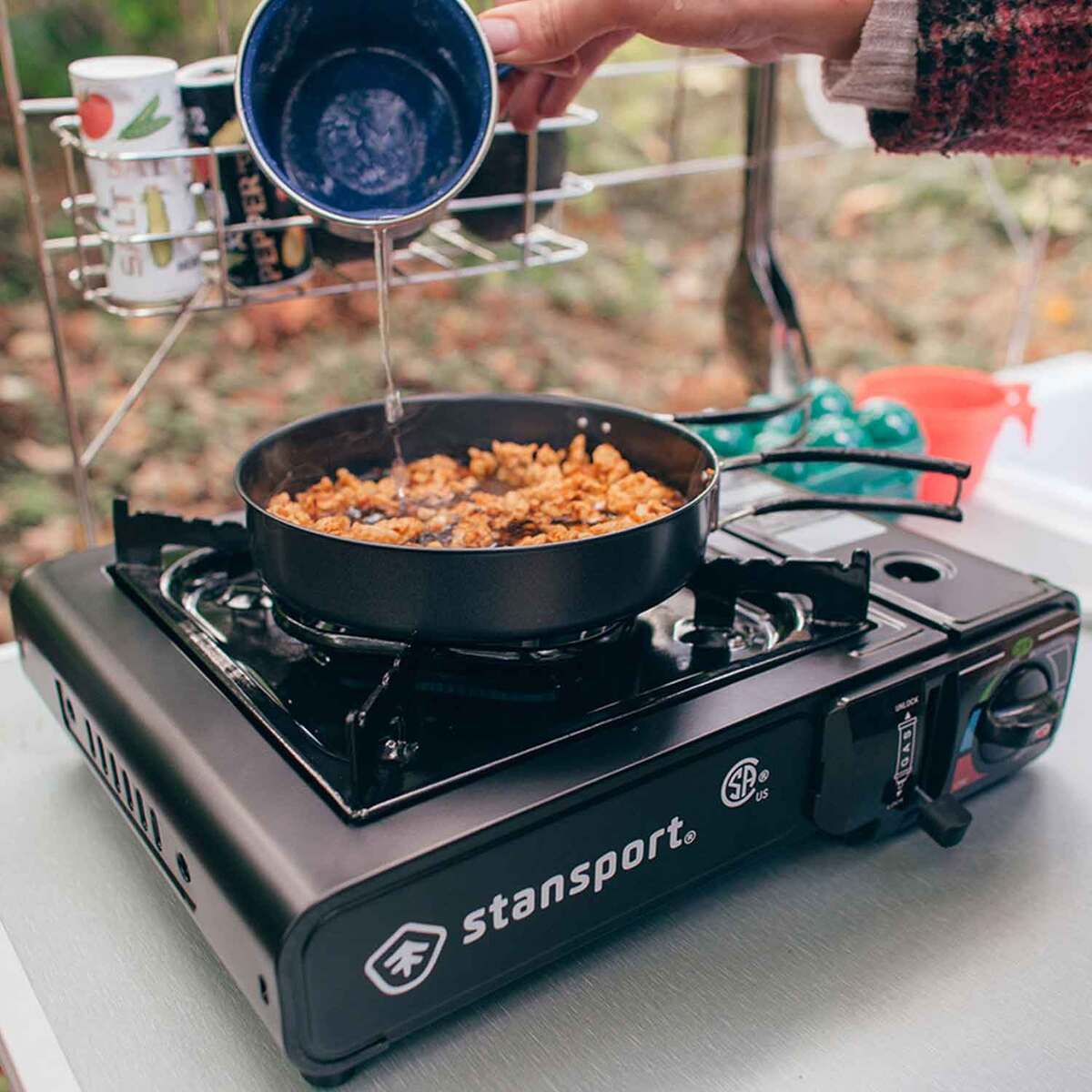 Stansport Portable Outdoor 1 Burner Butane Stove - Black 3 Stansport Portable Outdoor 1 Burner Butane Stove - Black
