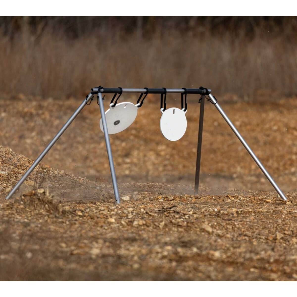 Birchwood Casey 3/8in Steel Gong Hanging Target - 6in, 8in 3 Birchwood Casey 3/8in Steel Gong Hanging Target - 6in, 8in