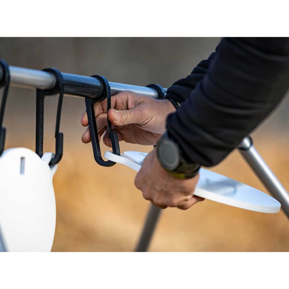 Birchwood Casey 3/8in Steel Gong Hanging Target - 6in, 8in 5 Birchwood Casey 3/8in Steel Gong Hanging Target - 6in, 8in