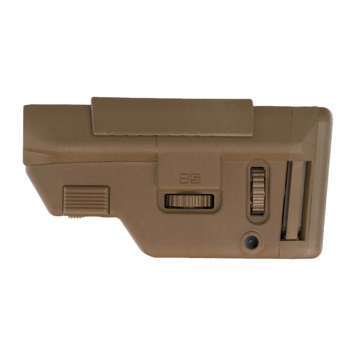 B5 Systems Collapsible Precision Stock - Medium, Coyote Brown