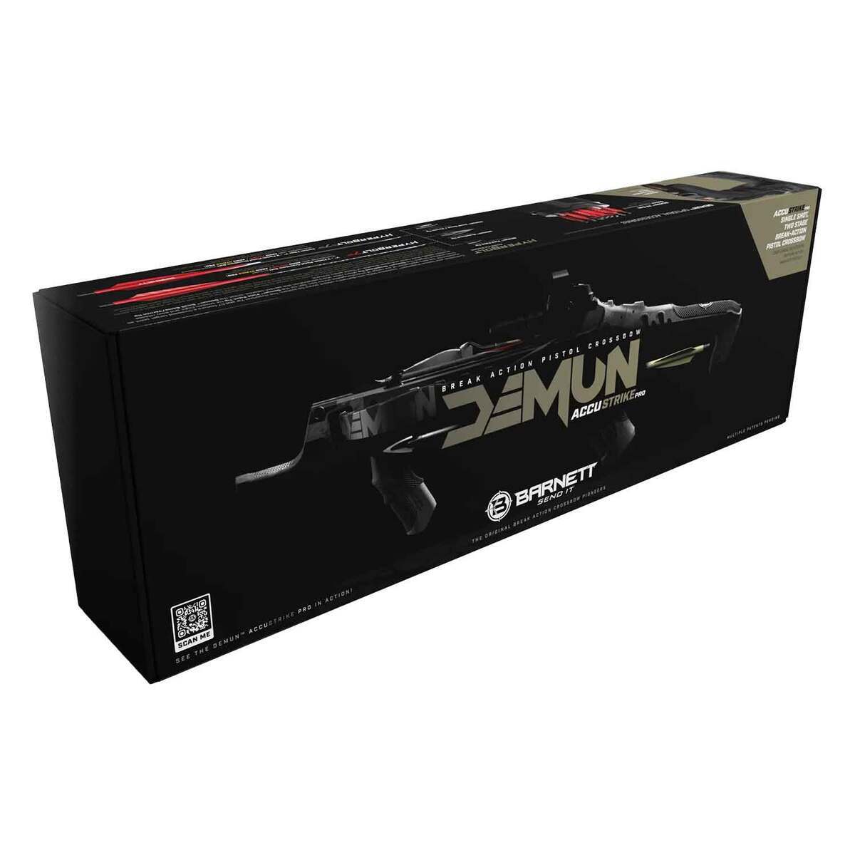 Barnett Demun Accu Strike Pro Black Camo Crossbow - Package