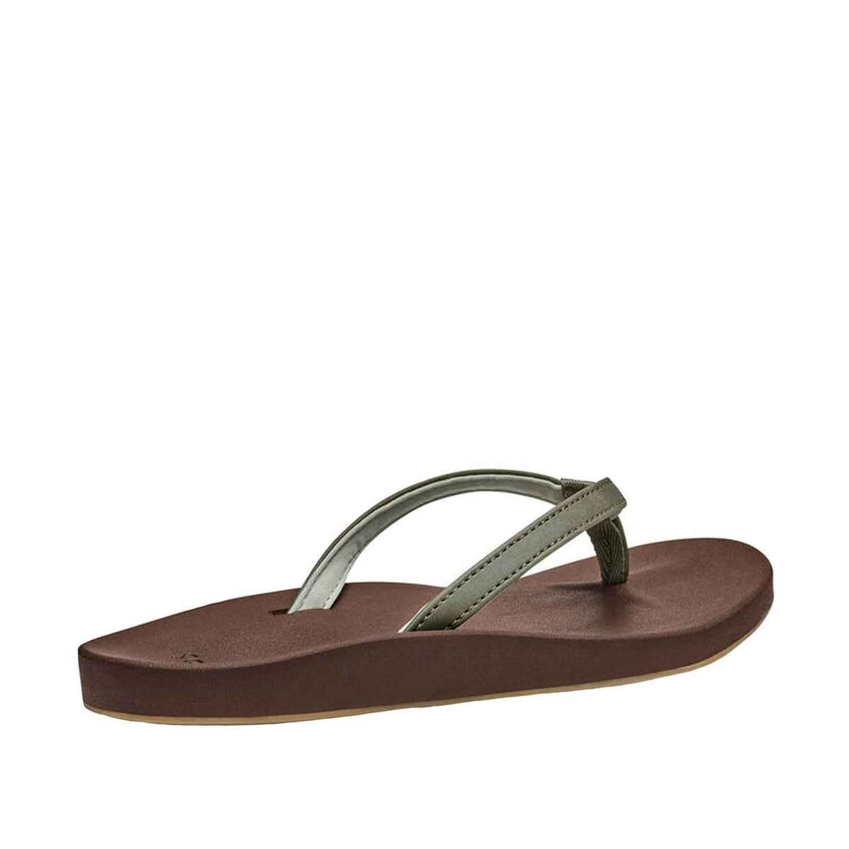 Sanuk Women's Cosmic Yoga Joy Casual Flip Flops - Burnt Olive - Size 9 4 Sanuk Women's Cosmic Yoga Joy Casual Flip Flops - Burnt Olive - Size 9