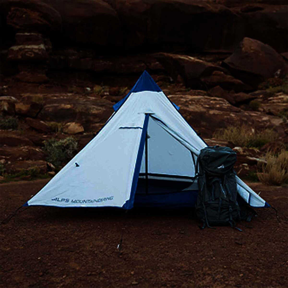 ALPS Mountaineering Trail Tipi 2-Person Backpacking Tent - Gray/Navy 7 ALPS Mountaineering Trail Tipi 2-Person Backpacking Tent - Gray/Navy