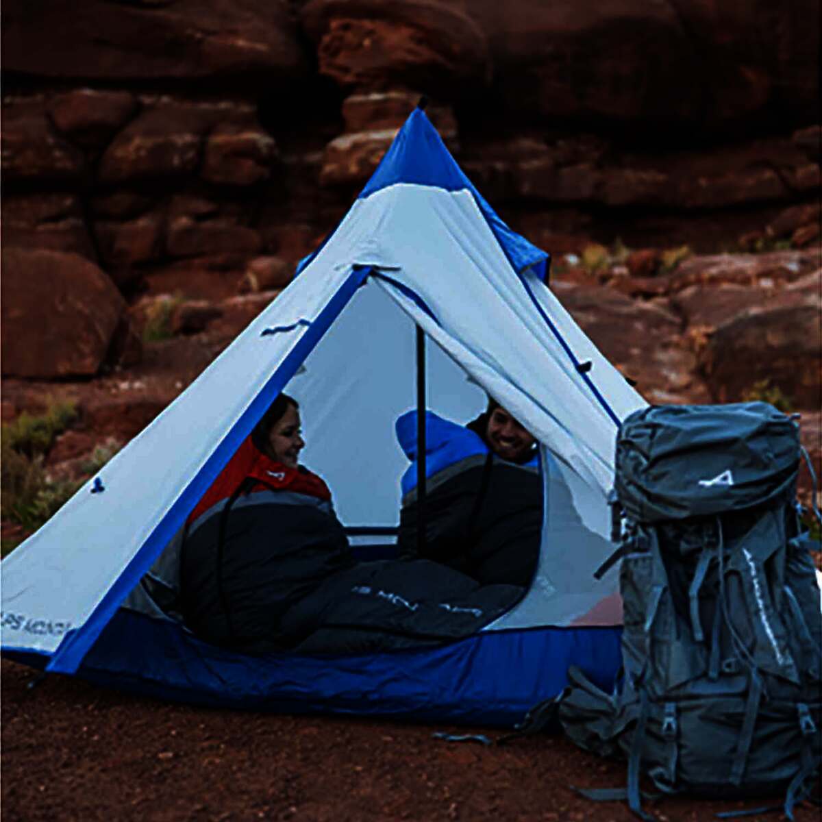 ALPS Mountaineering Trail Tipi 2-Person Backpacking Tent - Gray/Navy 8 ALPS Mountaineering Trail Tipi 2-Person Backpacking Tent - Gray/Navy