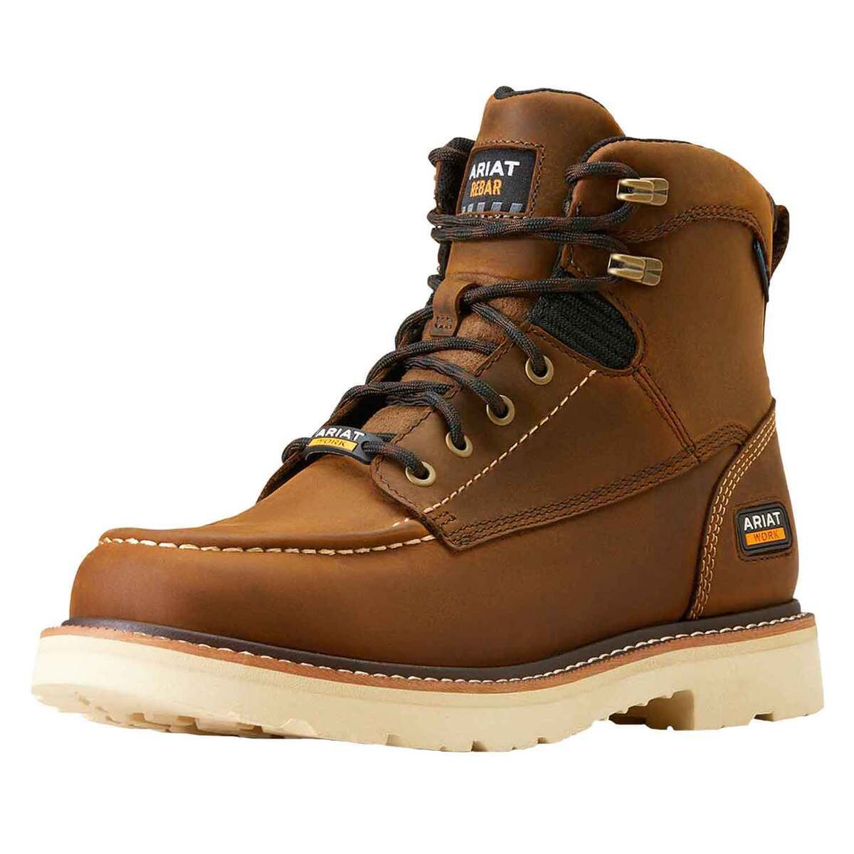 Ariat Men's Rebar Lift Soft Toe Waterproof 6in Work Boots