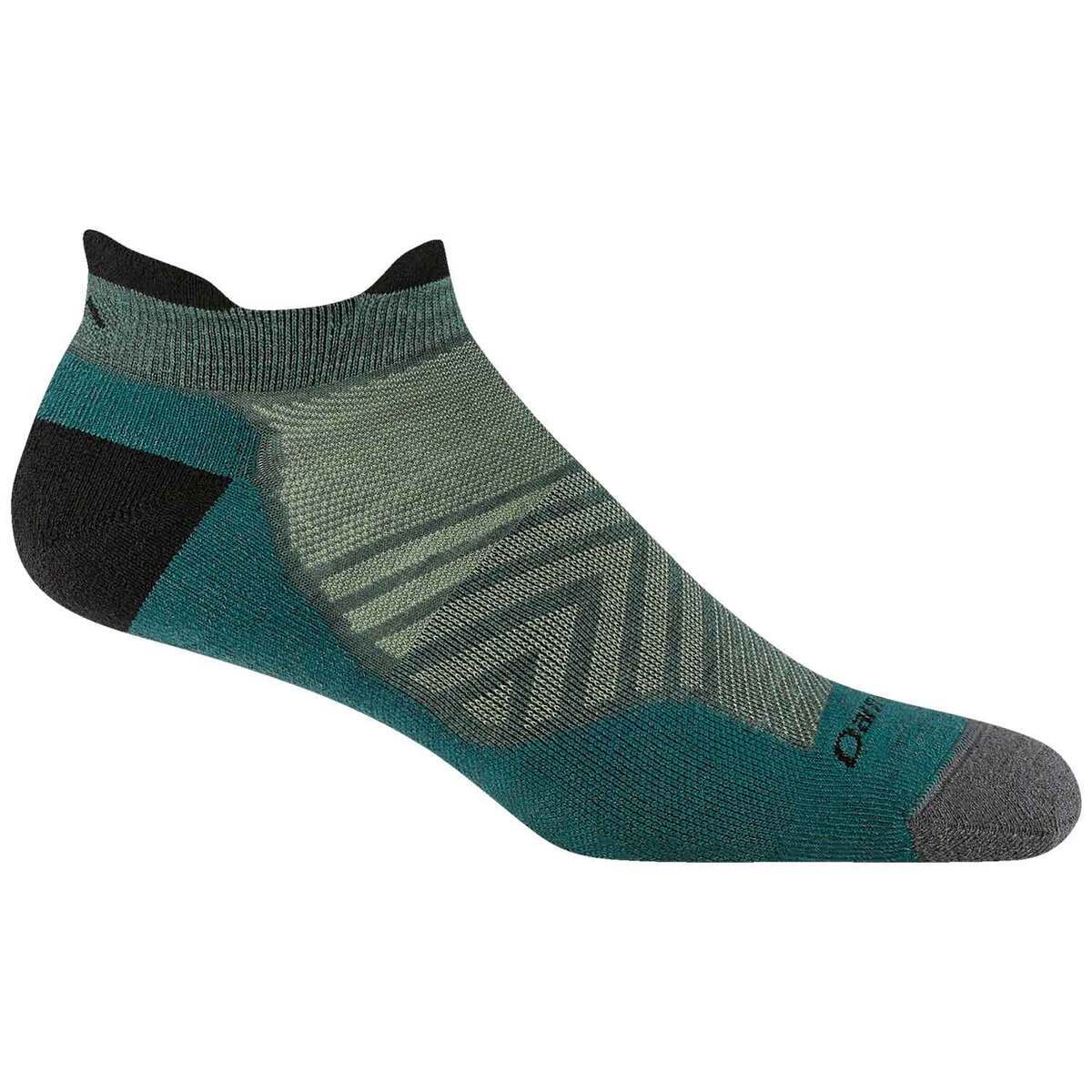 Darn Tough Men's No Show Tab Ultra-Lightweight Running Socks - Dark Teal - L