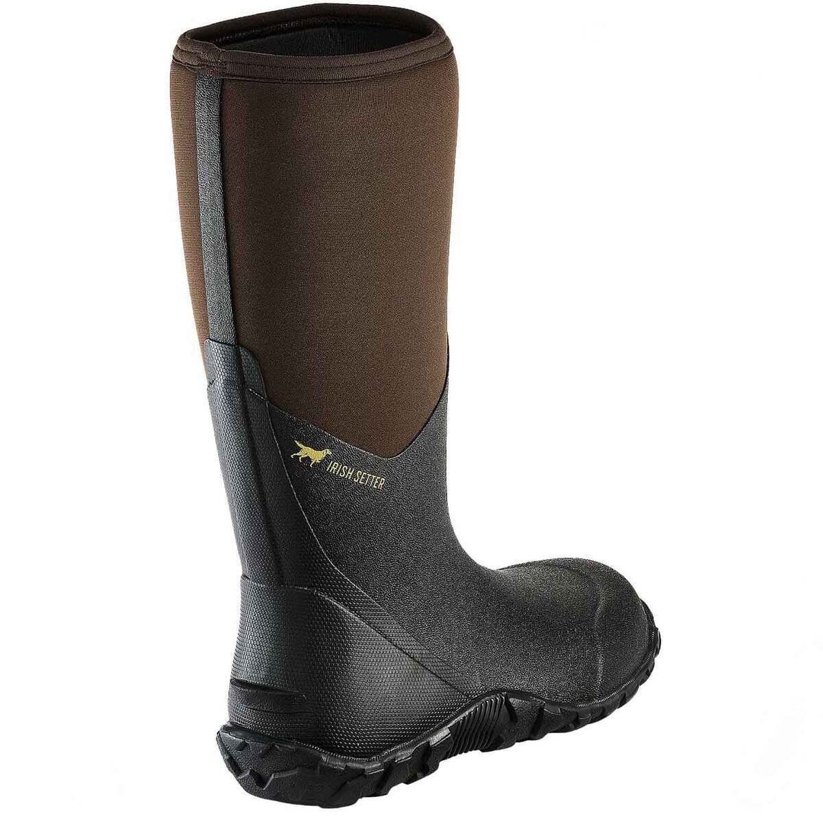 Irish Setter MudTrek Wide 15in Uninsulated Waterproof Hunting Boots - Brown - Size 14 E 4 Irish Setter MudTrek Wide 15in Uninsulated Waterproof Hunting Boots - Brown - Size 14 E