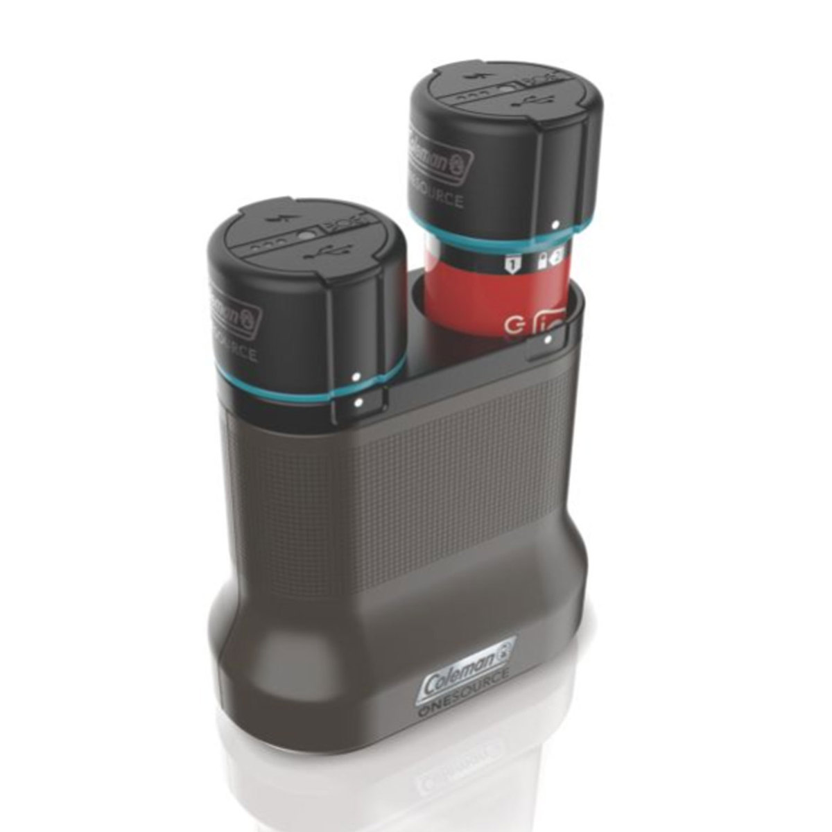 Coleman OneSource Rechargeable Lithium-Ion Battery & 2-Port Quick-Charging Station - 2 Pack