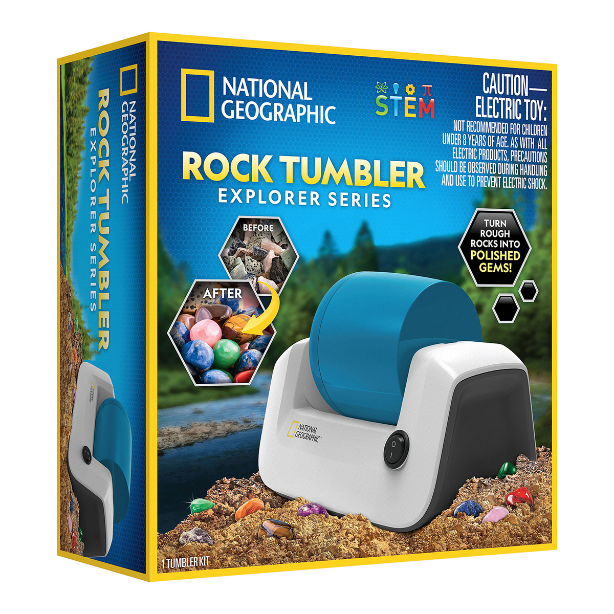 National Geographic Rotating Hobby Rock Tumbler