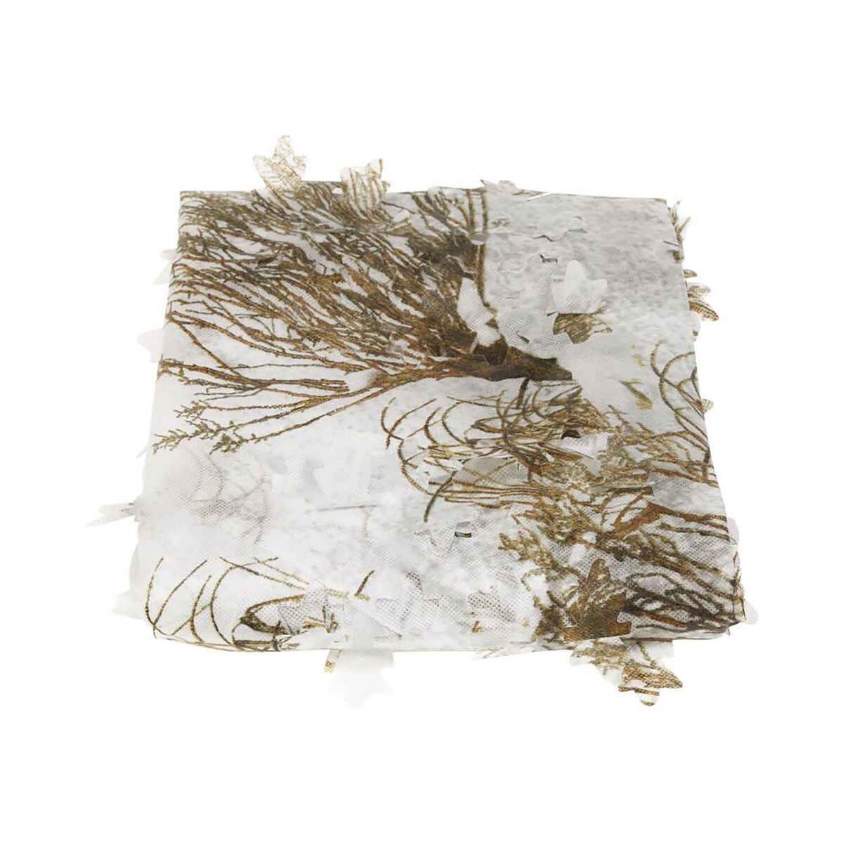 Allen Co Vanish Mossy Oak Winter Brush 3D Leafy Omnitex Blind Making Material - 12ft x 56in