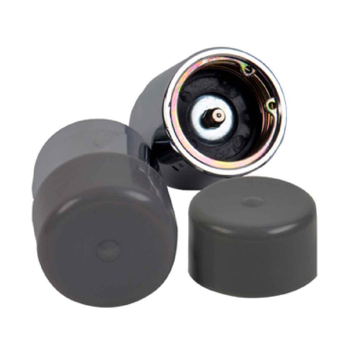 C.E. Smith Boat Trailer Bearing Protector w/ Bra - 1.99in, Black/Chrome