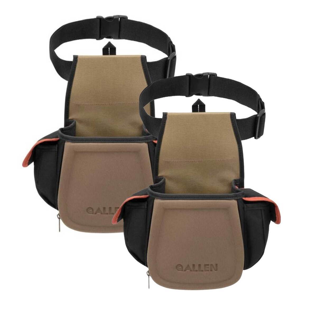 Allen Co Eliminator Pro Double Compartment Shooting Bags - 2 Pack - Black/Coffee/Copper