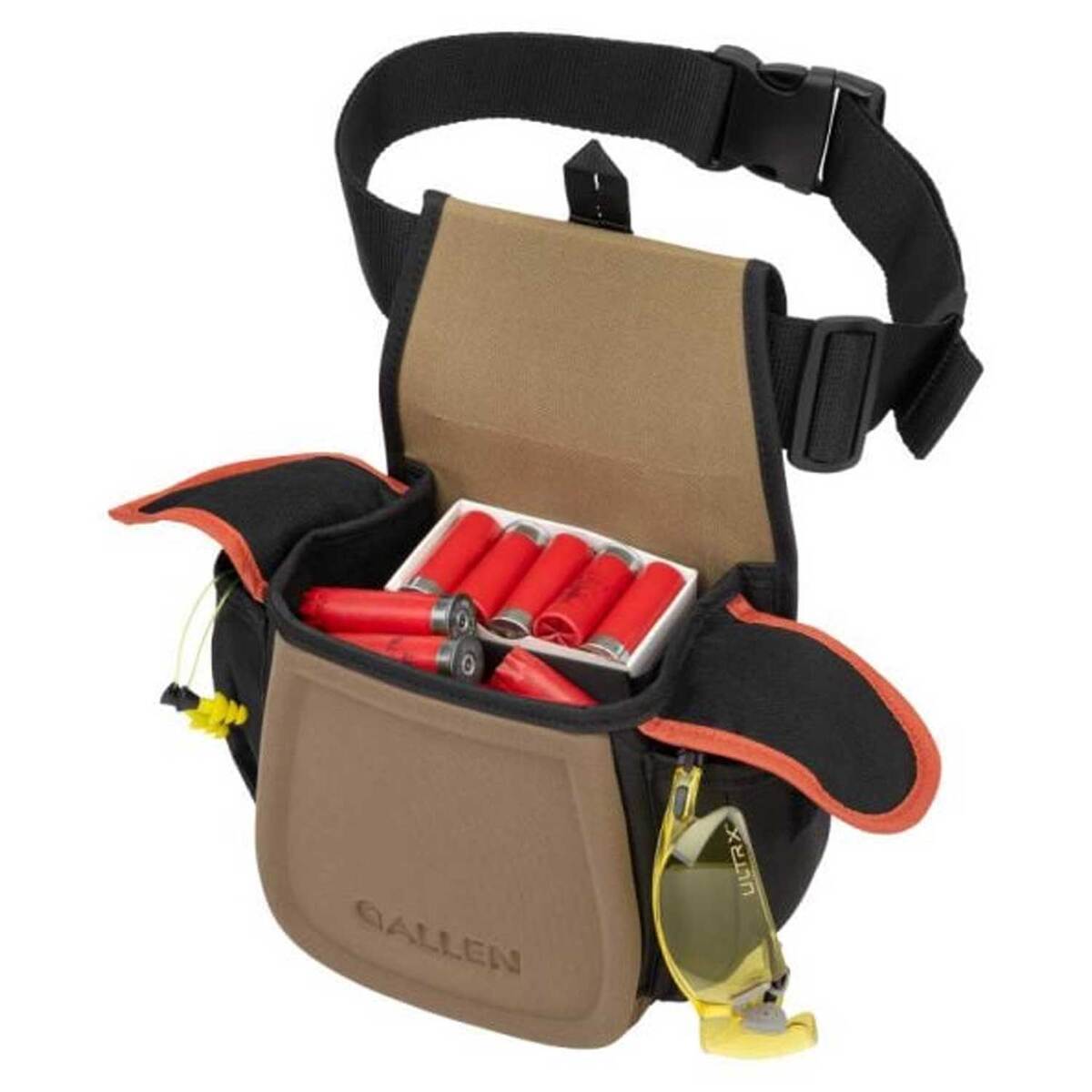 Allen Co Eliminator Pro Double Compartment Shooting Bags - 2 Pack - Black/Coffee/Copper