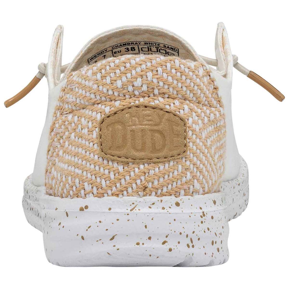 Hey Dude Women's Wendy Chambray Casual Shoes 6 Hey Dude Women's Wendy Chambray Casual Shoes