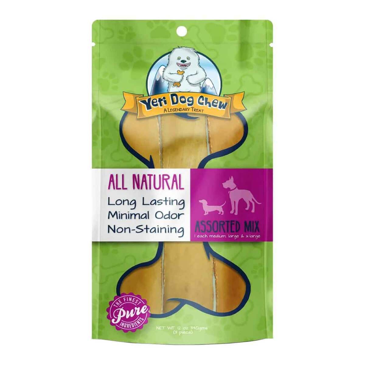 Yeti Dog Chew Assorted Chew Treat - 3 Pack