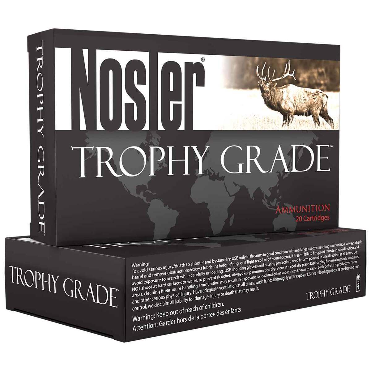 Nosler Trophy Grade 300 Weatherby Magnum 180Gr E-Tip Rifle Ammo - 20 Rounds