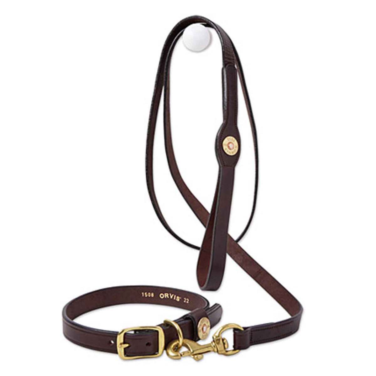 Orvis Shotshell Leather Dog Leash