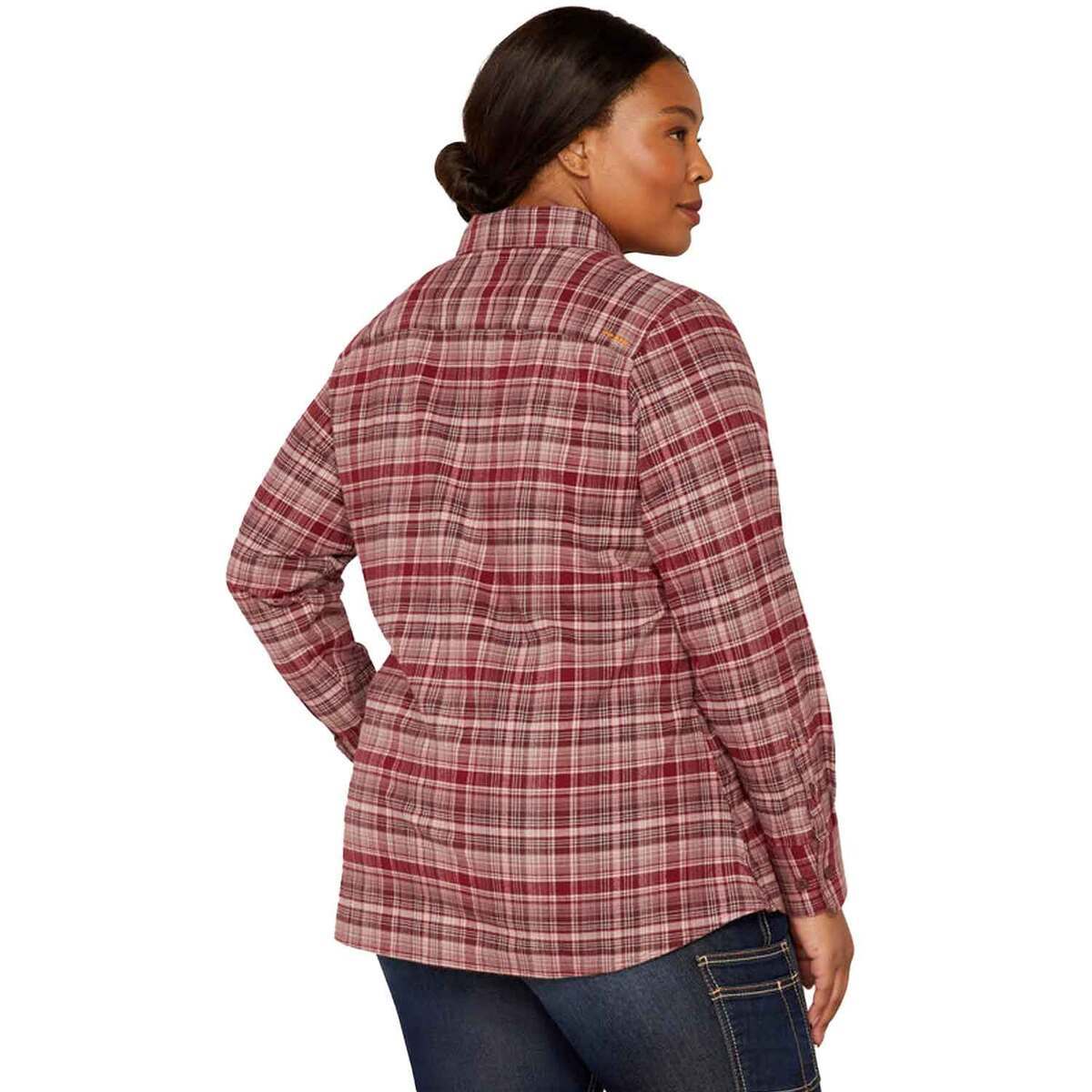 Ariat Women's Rebar Flannel DuraStretch Work Shirt 4 Ariat Women's Rebar Flannel DuraStretch Work Shirt
