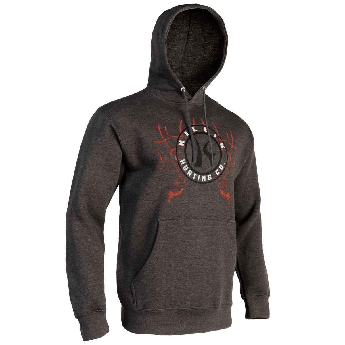 Killik Men's Hunting Co Casual Hoodie - Gray - S