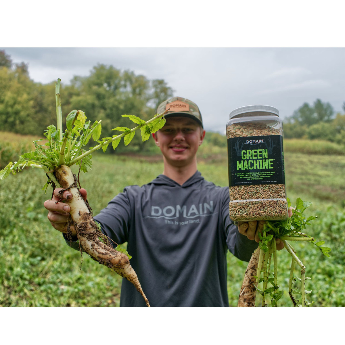 Domain Outdoor Green Machine Deer Food Plot Mix 3 Domain Outdoor Green Machine Deer Food Plot Mix