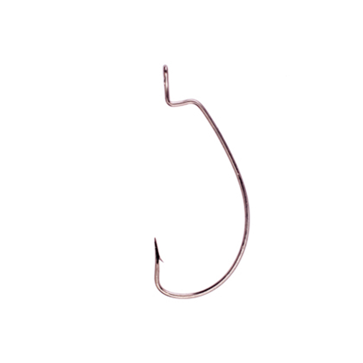 Eagle Claw Lazer Medium Wire Weighted Wide Gap Worm Hook