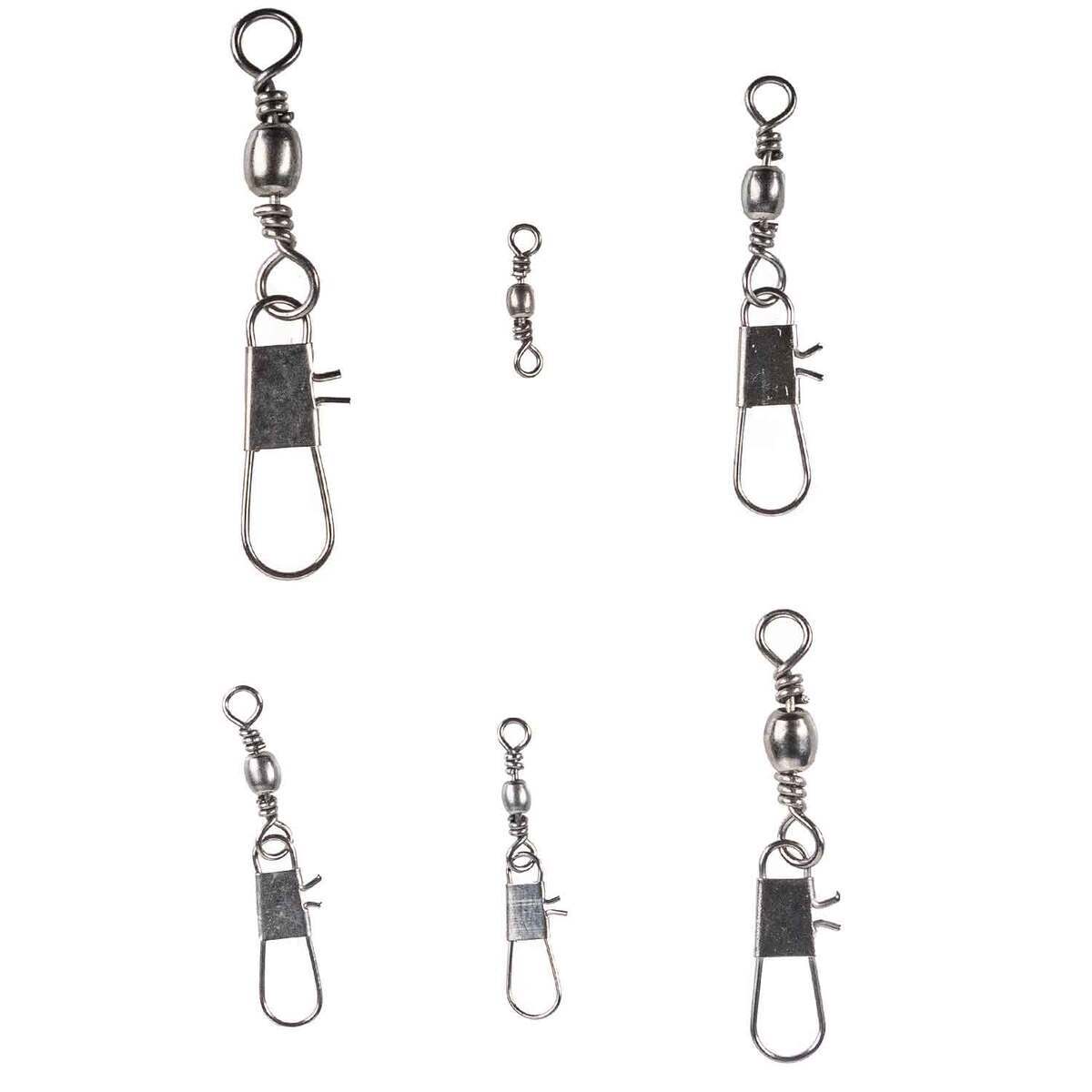 Lost Creek Black Snap Swivel Assortment - 100 Pack
