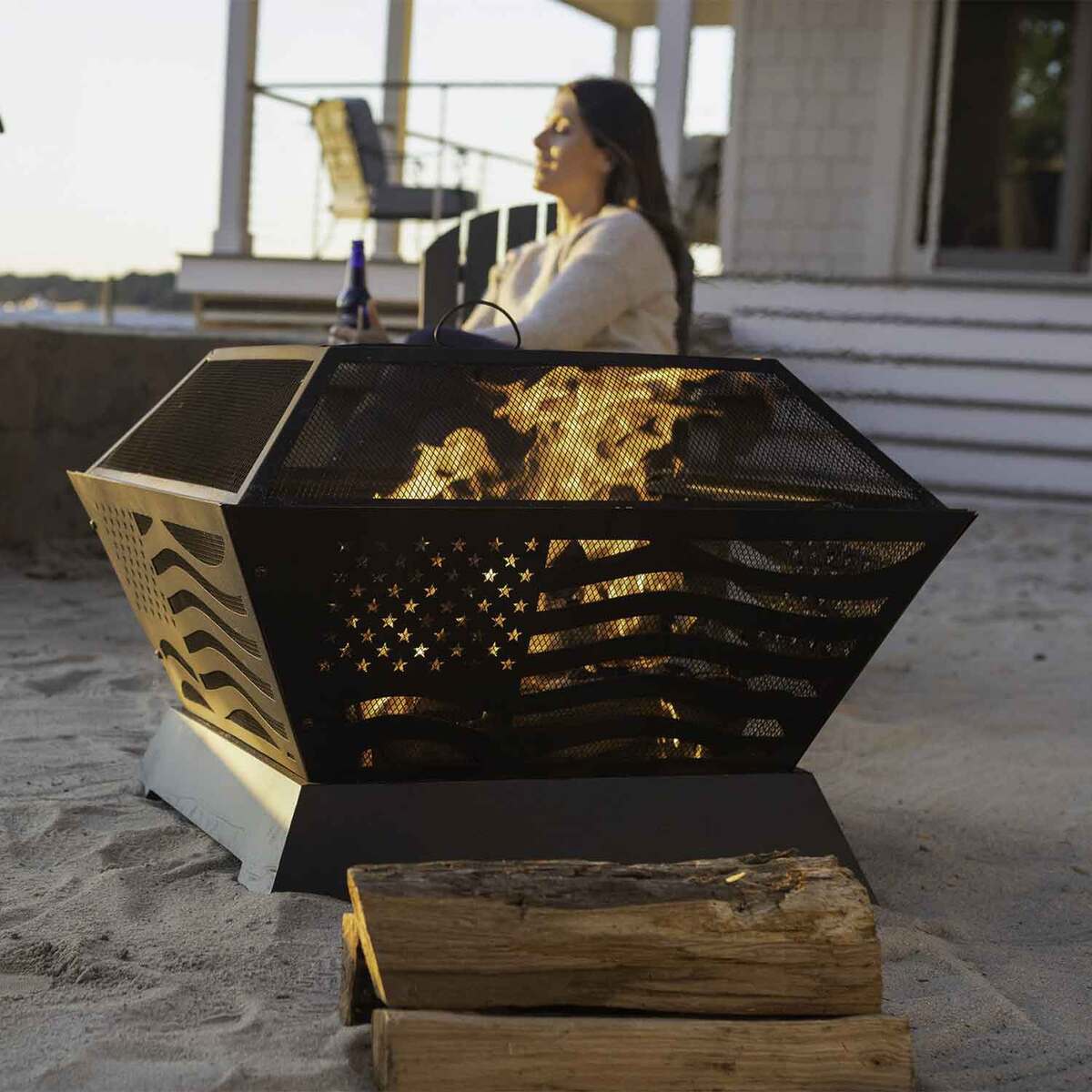 Endless Summer The Patriot Wood Burning Fire Pit