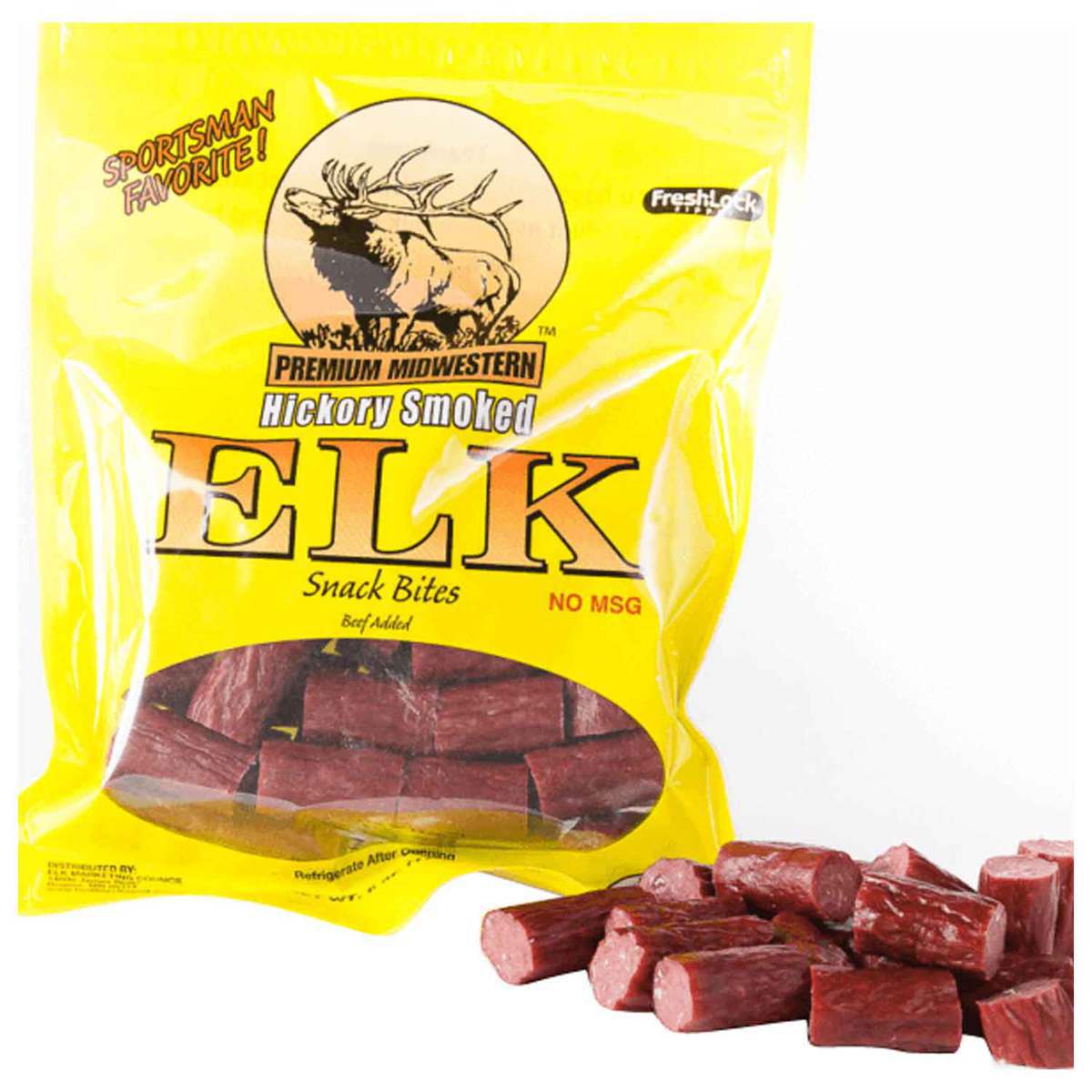Premium Midwestern Elk Hickory Smoked Bites - 6oz