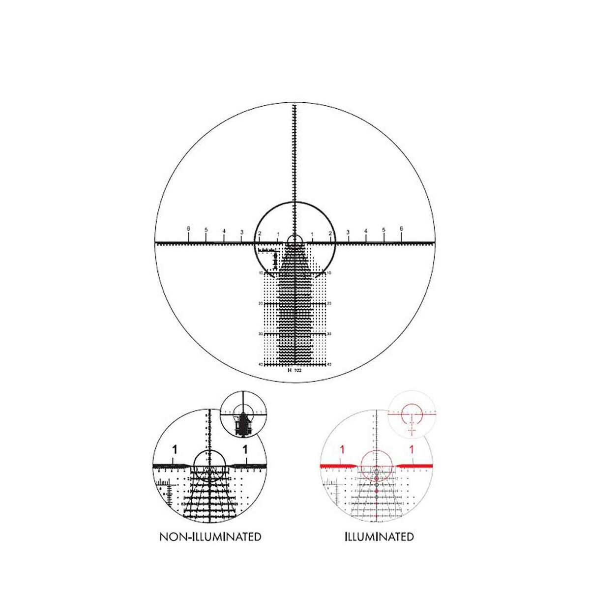 U.S. Optics FDN 17x 3.2-17x50mm Rifle Scope - H102 3 U.S. Optics FDN 17x 3.2-17x50mm Rifle Scope - H102