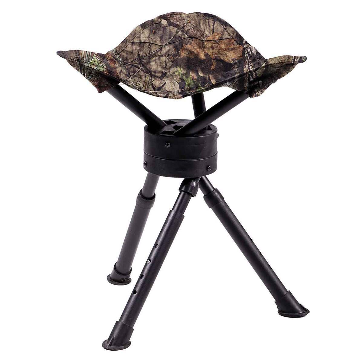 Ameristep Heavy Duty Fabric 360 Swivel Tripod Stool - Mossy Oak Break-Up Country