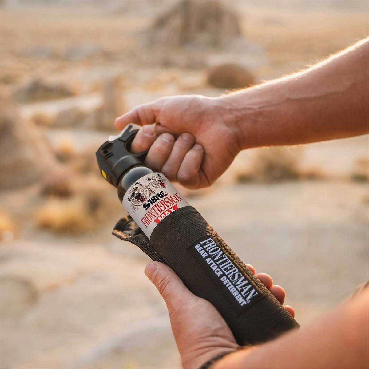 SABRE Frontiersman Max Bear and Mountain Lion Spray with Belt Holster - 7.9oz 4 SABRE Frontiersman Max Bear and Mountain Lion Spray with Belt Holster - 7.9oz