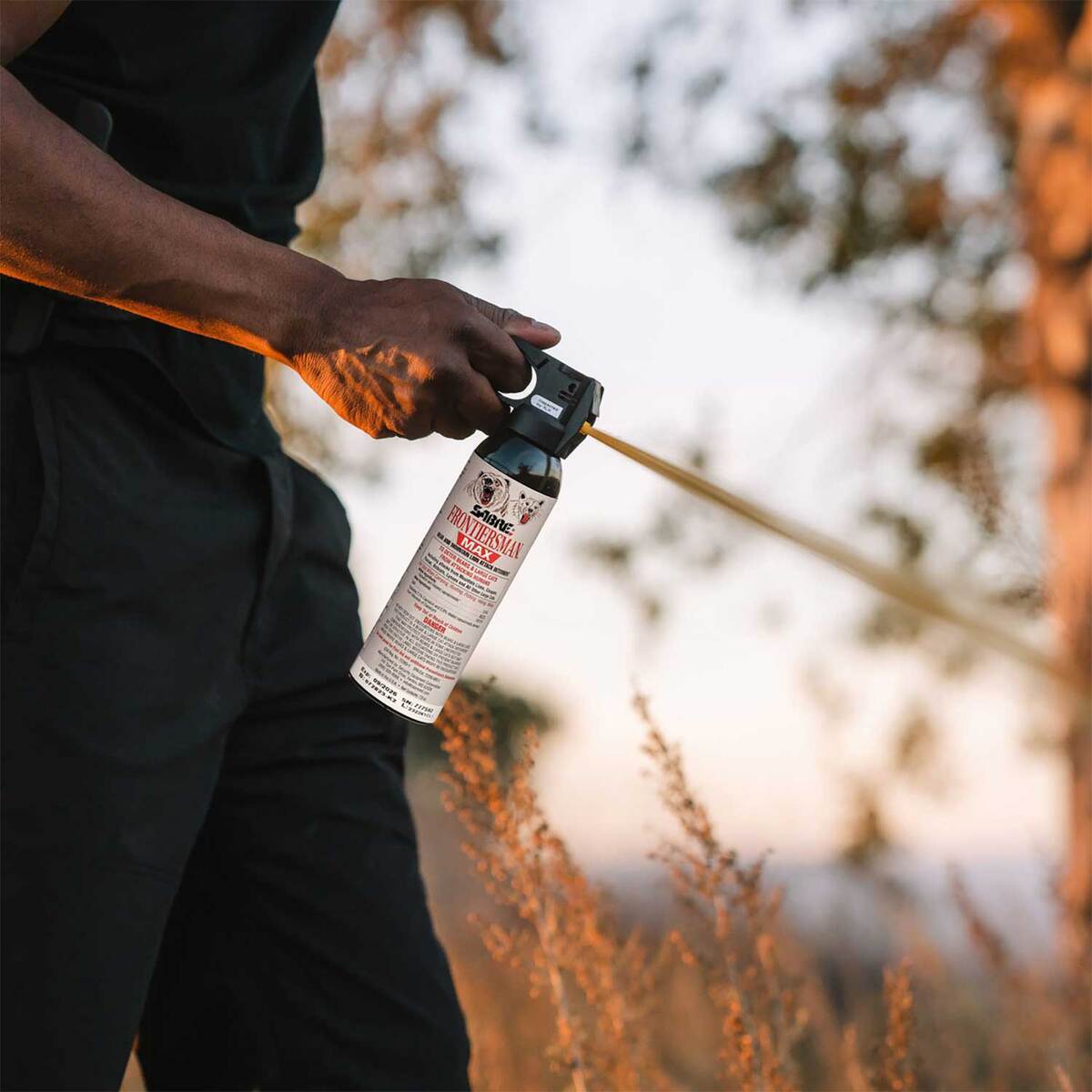 SABRE Frontiersman Max Bear and Mountain Lion Spray with Belt Holster - 7.9oz 5 SABRE Frontiersman Max Bear and Mountain Lion Spray with Belt Holster - 7.9oz