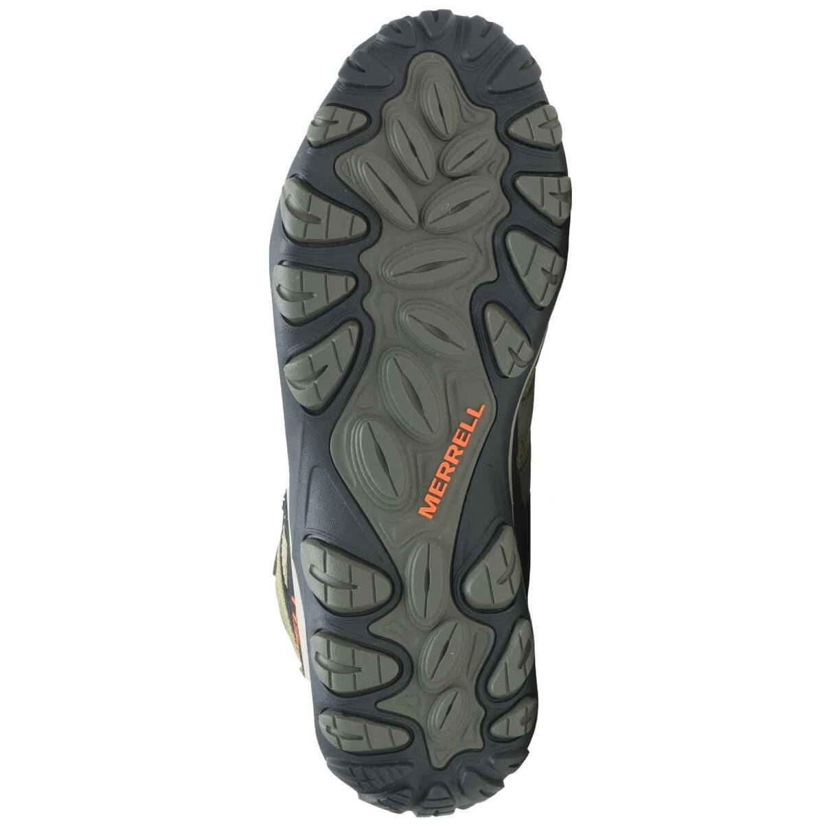 Merrell Men's Accentor 3 Waterproof Mid Hiking Boots - Olive - Size 10.5 E 5 Merrell Men's Accentor 3 Waterproof Mid Hiking Boots - Olive - Size 10.5 E