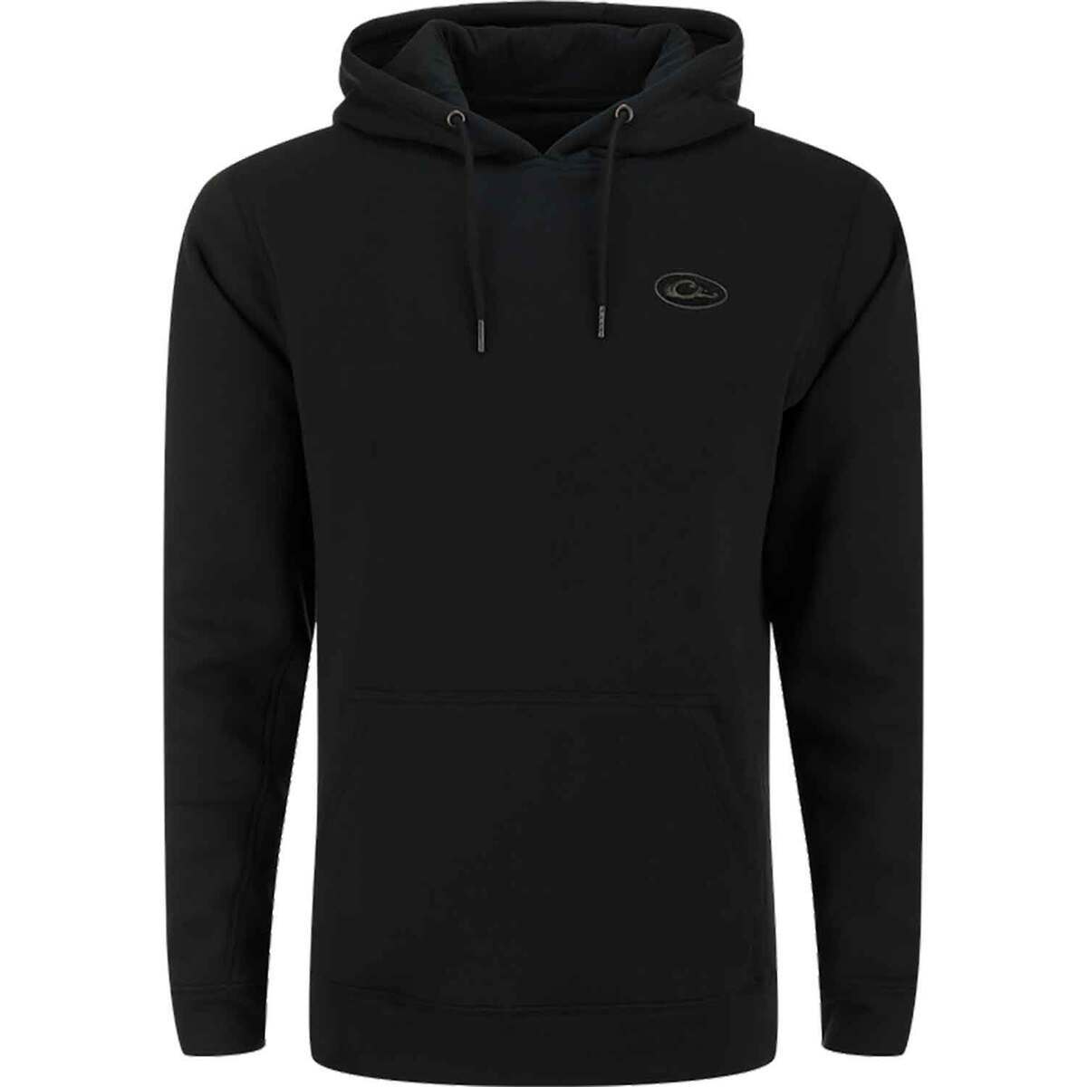 Drake Waterfowl Men's Black Three End Hunting Hoodie