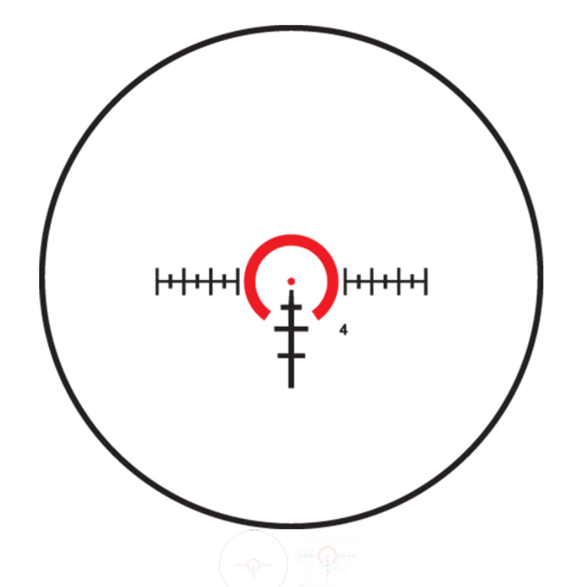 Burris T.M.P.R. 3 3x Red Dot - Ballistic 3X