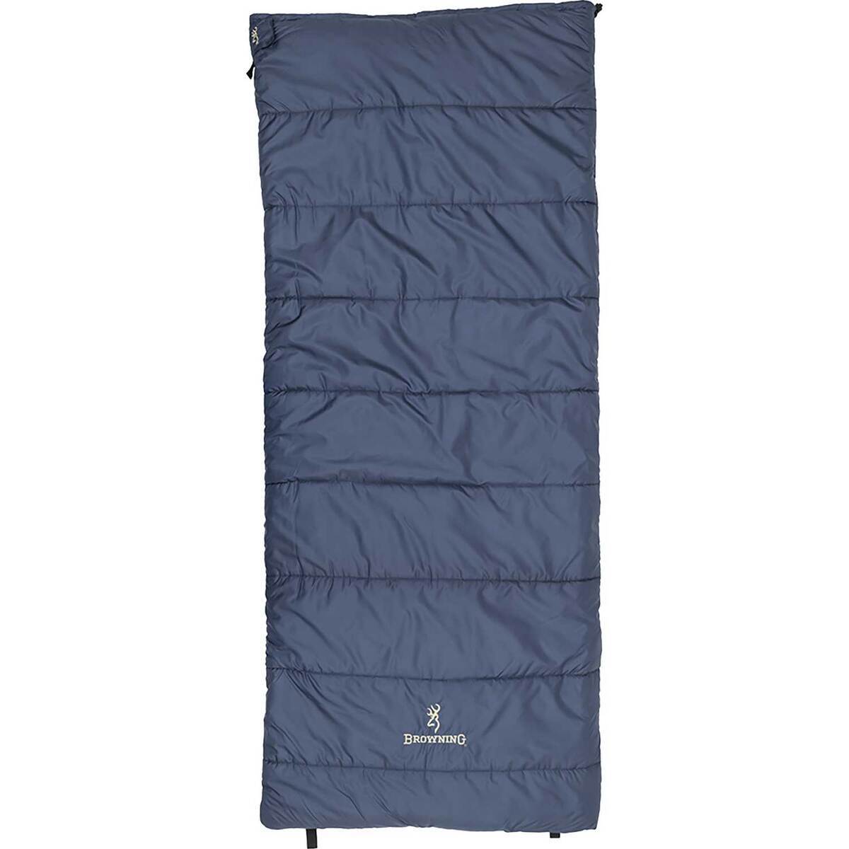 Browning Voyager +20F Rectangular Sleeping Bag - Navy/Coyote