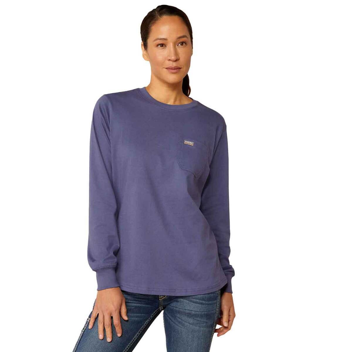 Ariat Women's Rebar Cotton Strong Quilted Long Sleeve Work Shirt