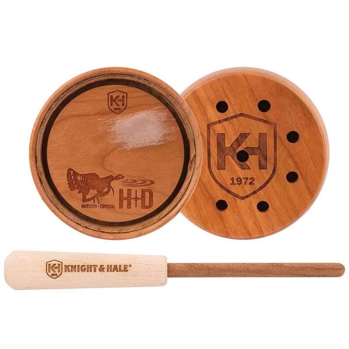 Knight & Hale HD Crystal Cherry Turkey Surface Pot Call