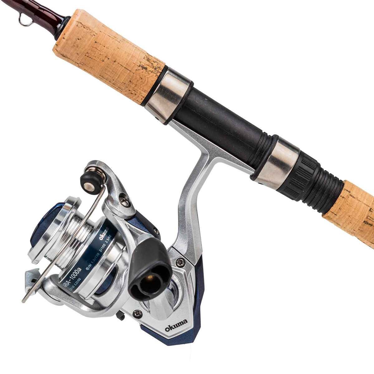 Okuma Ceilio Series Spinning Rod and Reel Combo - 6ft 6in, Ultra Light Power, 2pc 3 Okuma Ceilio Series Spinning Rod and Reel Combo - 6ft 6in, Ultra Light Power, 2pc