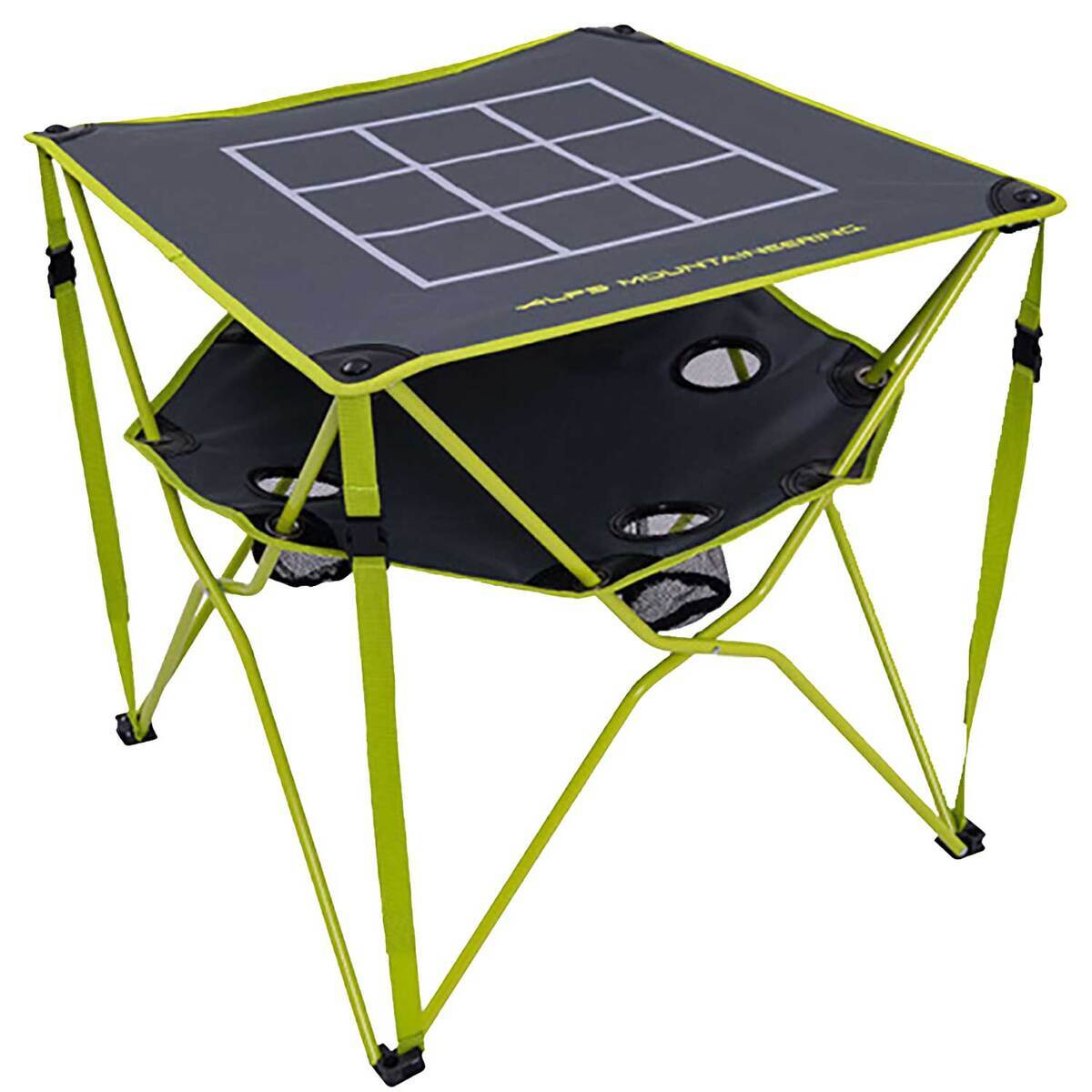Alps Mountaineering Eclipse Tic-Tac-Toe Folding Table - Charcoal/Green