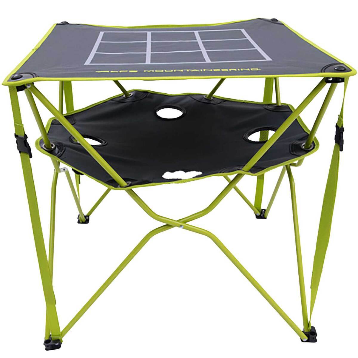 Alps Mountaineering Eclipse Tic-Tac-Toe Folding Table - Charcoal/Green