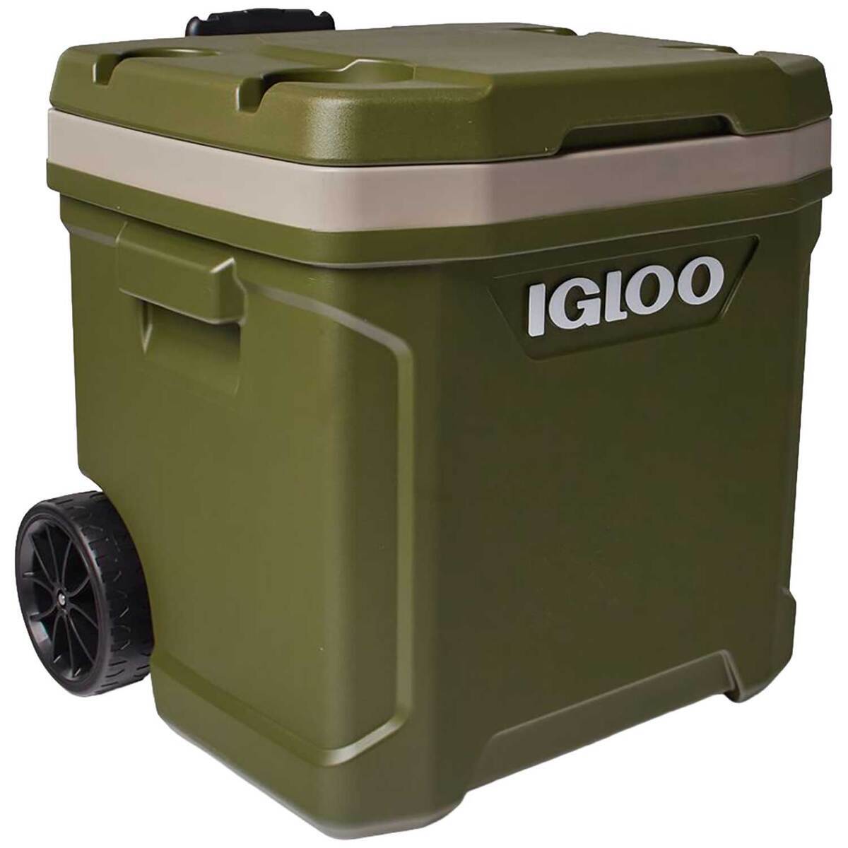 Igloo Latitude 60qt Roller Cooler - Tank Green