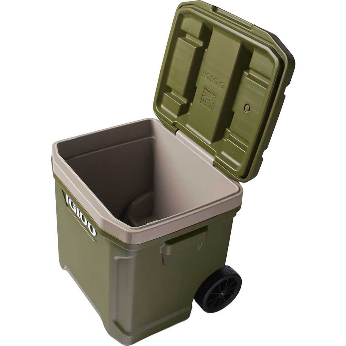 Igloo Latitude 60qt Roller Cooler - Tank Green