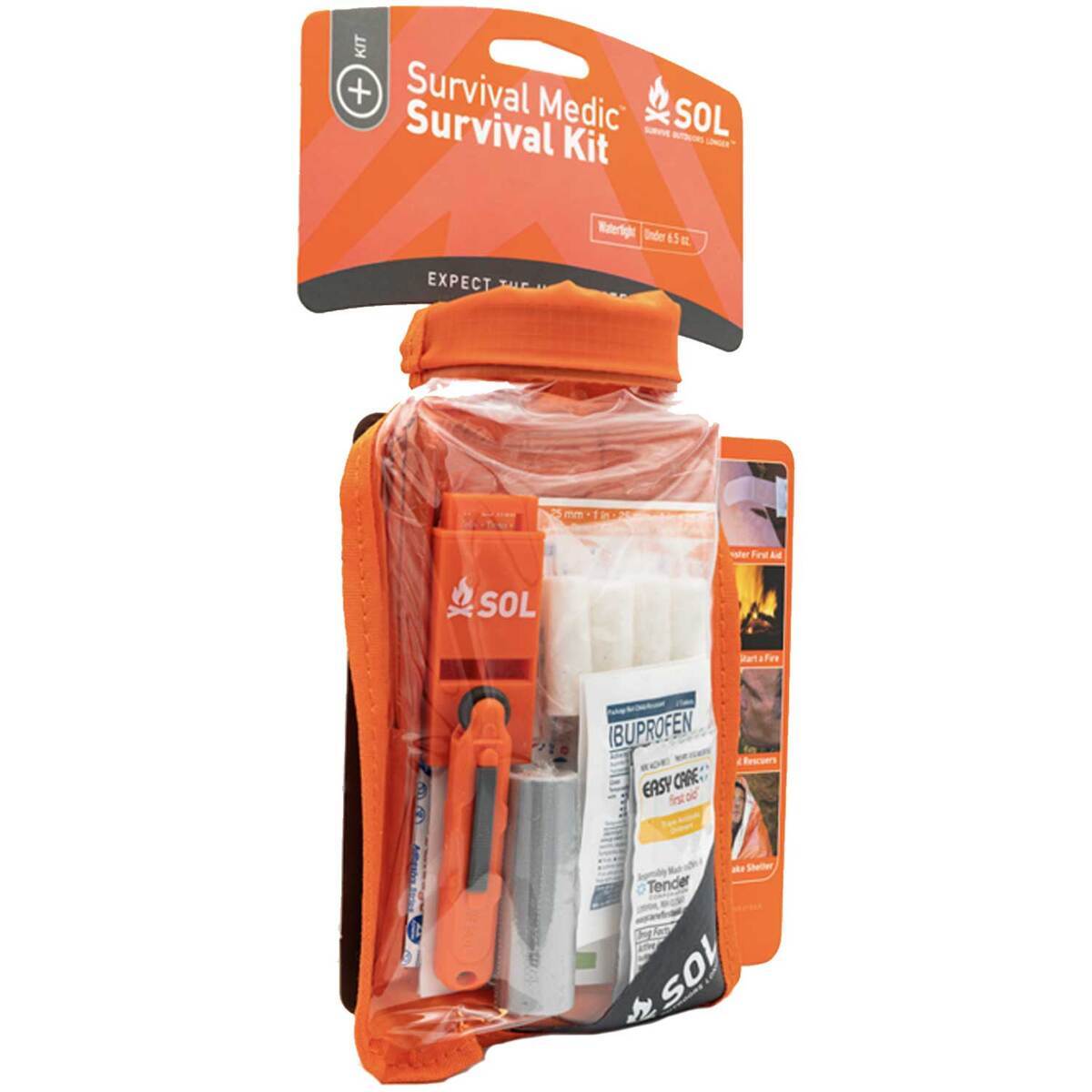 SOL Survival Medic In Dry Bag - 25 Pieces 3 SOL Survival Medic In Dry Bag - 25 Pieces