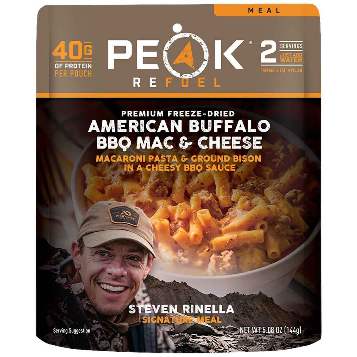 Peak Refuel MeatEater American Buffalo BBQ Mac and Cheese - 2 Servings