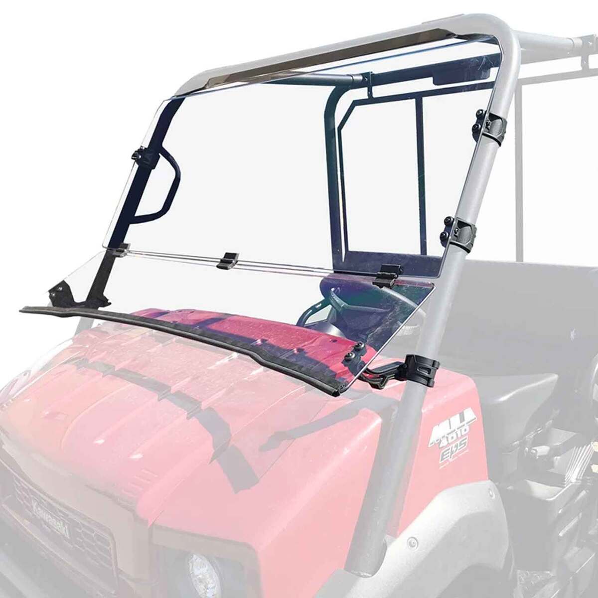 Kolpin Full Fixed/Hinged Kawasaki Mule Windshield