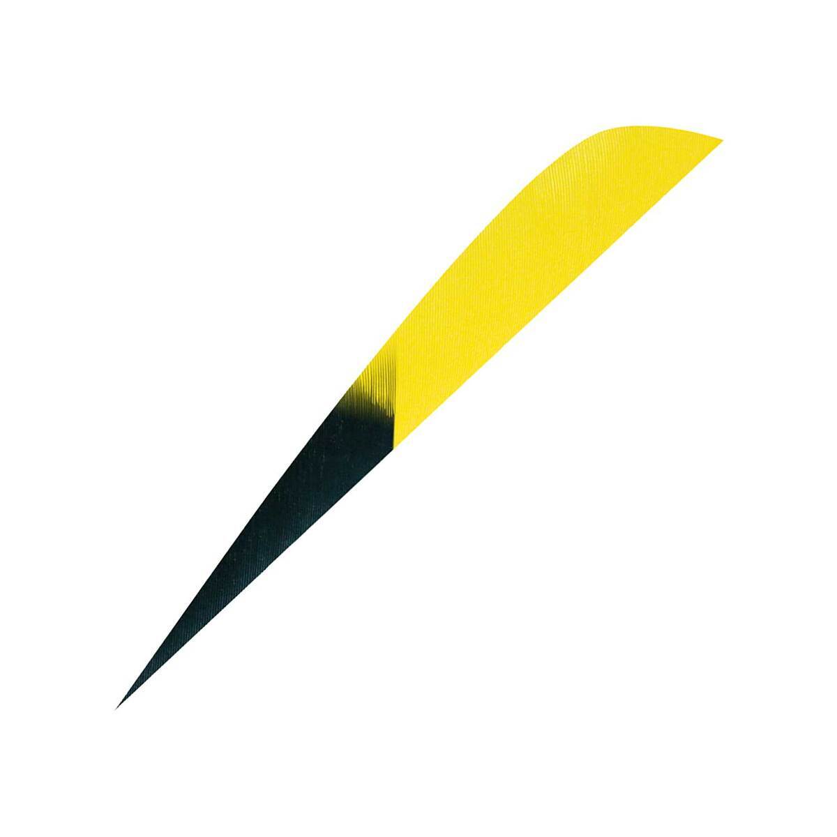Gateway Feathers Parabolic 4in Kuro Sun Yellow Feathers - 50 Pack