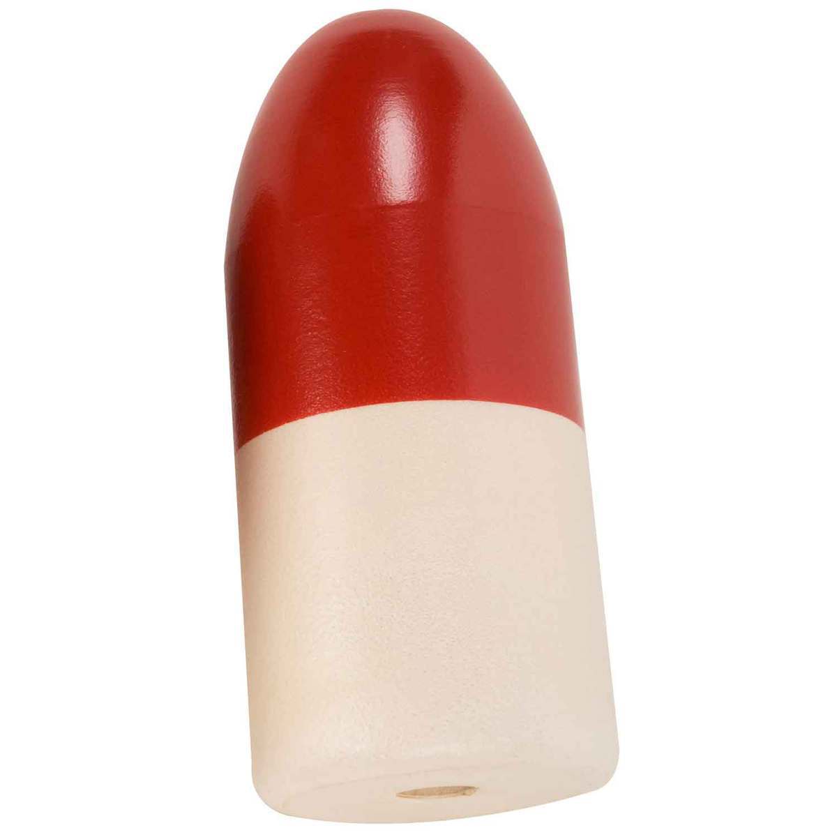 Willapa Marine PVC Foam Buoy Float - Red/White, 6in x 14in