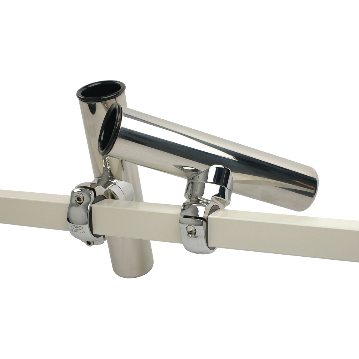 C.E. Smith Pontoon Square Adjustable Rail Clamp-On Rod Holder